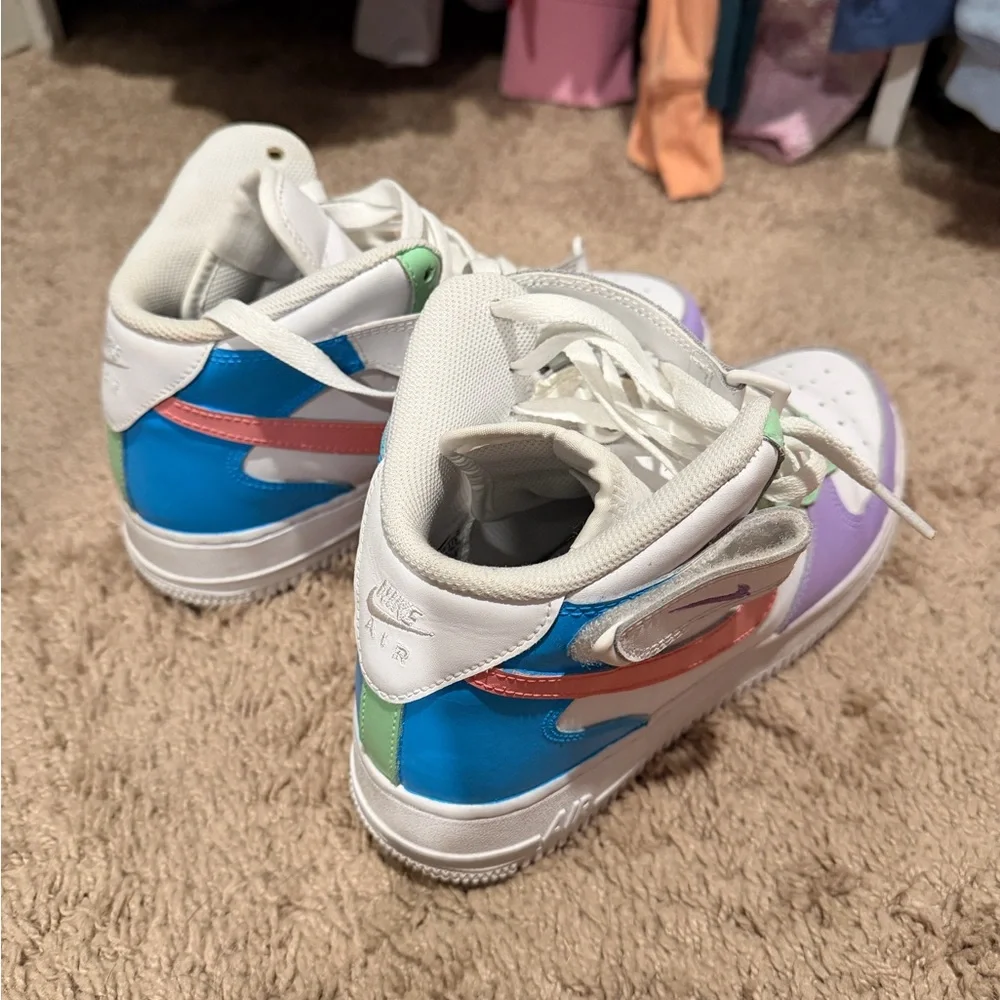 Multi Color Nike Air Forces